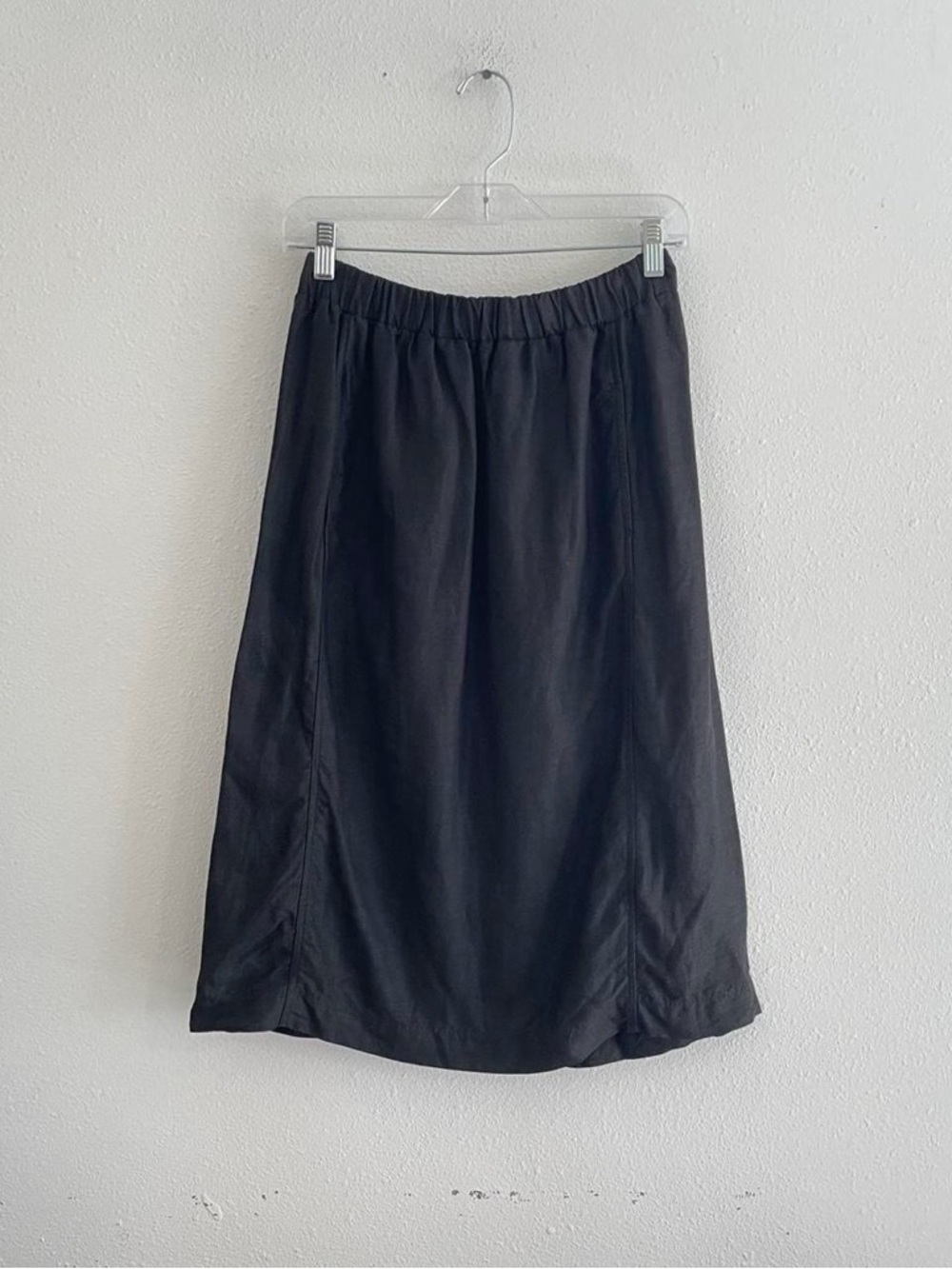 Wilfred Black Elastic Waist A-Line Skirt - Women